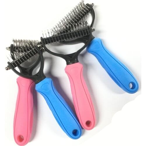 Hair Removal Comb for Pet Cats and Dogs Hair Removal Dust Removal Combs Scattered Fur Trimming Tools Long Hair Curly Comb