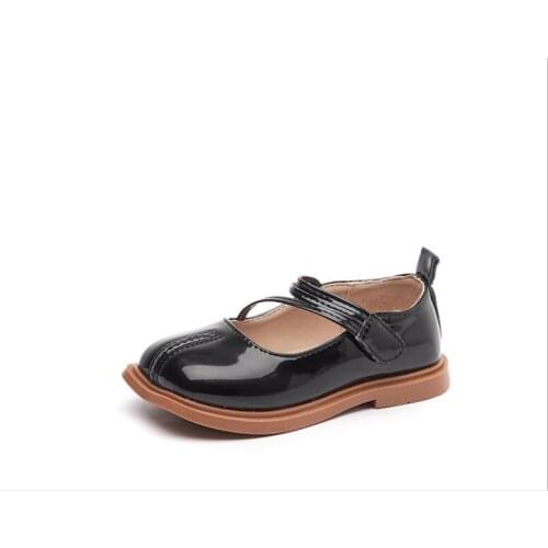 Spring Summer Leather Shoes Girls Shallow mouth low cut Sandals Children Fashion Dance Shoes For Girls Casual Shoes Flat Sandals