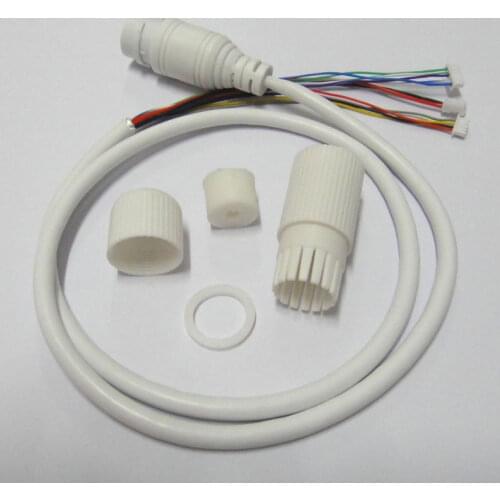 CCTV POE IP network Camera PCB Module video power cable 60cm RJ45 female connector with Terminlas