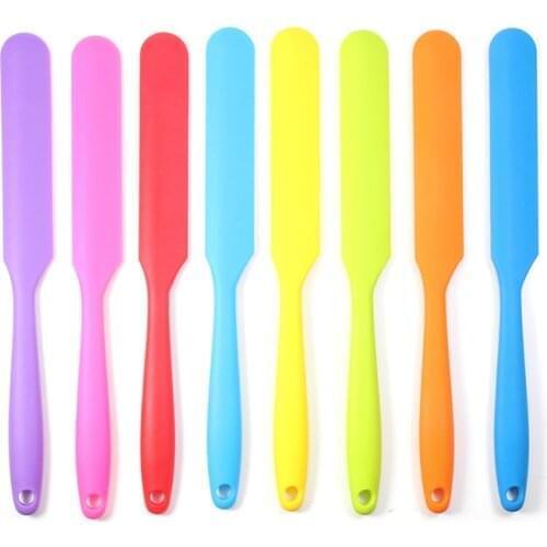 Silicone Spatula Heat Resistant Flexible One-piece Silicone Long Spatula Cream Spatula Long Spatula Food Grade Easy To Wash