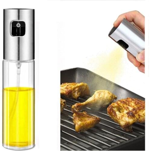 ONEUP Glass Olive Oil Sprayer Oil Spray Kitchen Baking Empty Vinegar Bottle Mist Water Oil Dispenser Cooking Salad BBQ