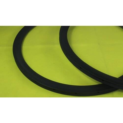 Carbon Fiber 23mm width 38mm Tubular 20H 24H 28H 32H UD 3K 12K Matte Road Bicycle Carbon Rims wtih Braking Surface Bike Wheels