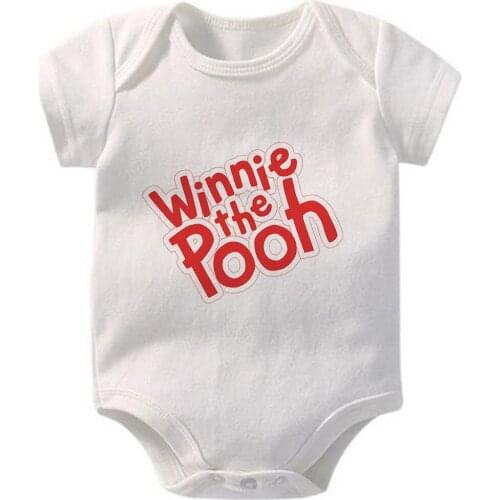 Winnie The Pooh Baby Girl Clothes Announcement Baby Coming Soon 2021 Pregnancy Reveal Bodysuit Toddler Baby Jumpsuit 0-24M