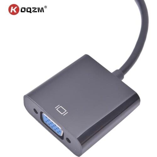 1pcs Male Display Port DP to VGA Female Adapter Cable Converter For Projector DVI or HDMI-compatible port