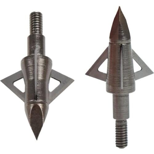 12X Broadheads 100gr-125gr Hunting Arrow Head 3-blades for Archery Bow Outdoor Target Shooting