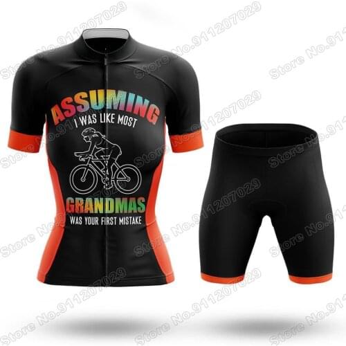 2021 Your Mistake Womens Cycling Jersey Set Summer Clothing Road Bike Shirts Suit Bicycle Bib Shorts MTB Wear Maillot Ropa