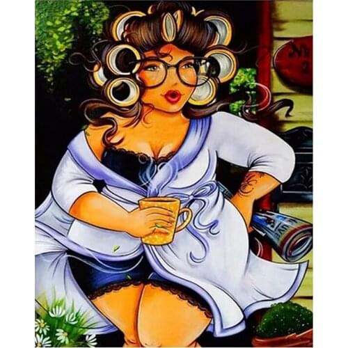 5D DIY Sexy Women portrait Diamond Painting Round Full Drill bedroom Nouveaute Mosaic Embroidery Cross Stitch home decor