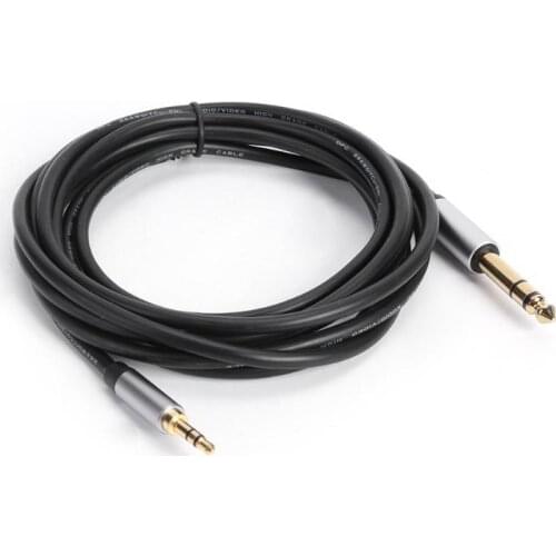 6.35 to 3.5, 6.35mm 1/4 inch to 3.5mm 1/8 inch Audio Stereo aux Cable for iPod, Laptop,Home Theater Devices, Amplifiers