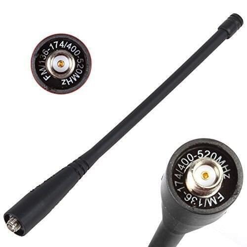 New 100Pcs Original Baofeng Antenna for Baofeng UV-5R GT-3 888S Two way Radio SMA Female Dual Band Antenna 136-174MHz&400-520MHz