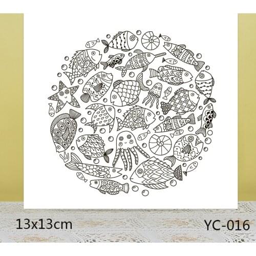 AZSG Anime world Clear Stamps For DIY Scrapbooking/Card Making/Album Decorative Rubber Stamp Crafts