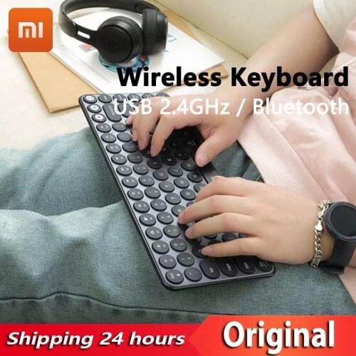 Youpin MIIIW Wireless Keyboard 85 Keys Portable Bluetooth USB Dual Mode Keyboard Multi-system Switching Multi-color Selection