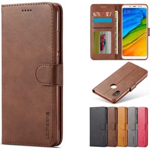 Luxury Case For Xiaomi Redmi Note 5 Pro Flip Cover Magnetic Closure Stand Wallet Leather Phone Cases On Xiomi Redmi Note 5 Note5