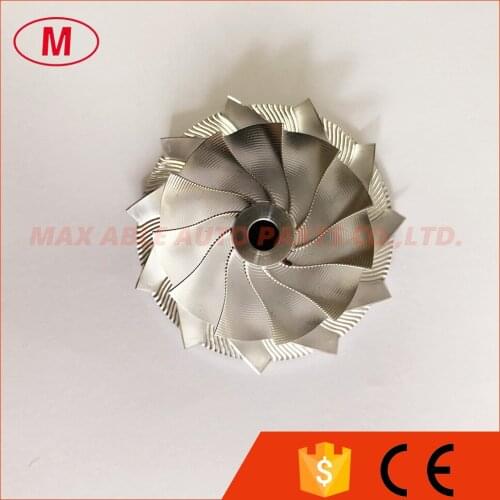 GT15-25 38.62/52.19mm 436131-0002 11+0 blades high performance point milling/snake curve Turbo Billet/milling compressor wheel
