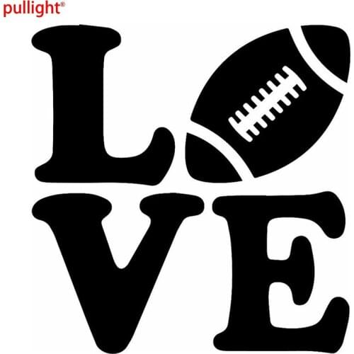 I Love Football Graphic Die Cut decal sticker Car Truck Boat Window Bumper