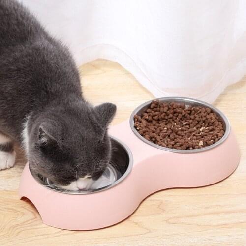 Exquisite Pet Cat Feeding Bowl, Solid Environmentally Friendly Stainless Steel Dog Feeding Bowl, Food Tray, Pet Feeding Products