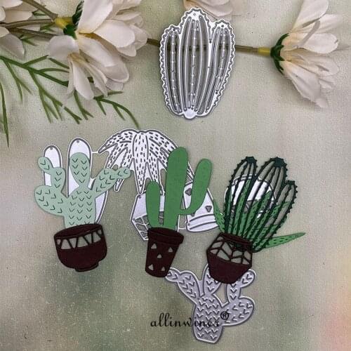 Cactus decoration Metal Cutting Dies Stencils Die Cut for DIY Scrapbooking Album Paper Card Embossing