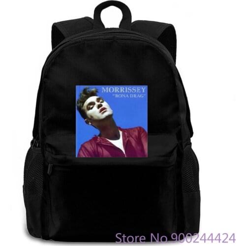 Morrissey Bona Drag White Mens All s The Smiths Alternative Indie Band Pop Basic women men backpack laptop travel school