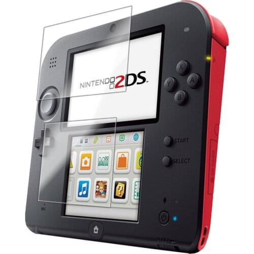 Transparent LCD Screen Protectors Guard Film Set For Nintendo 2DS Clear Touch Protect Protective Front + Back Seal Film For 2DS