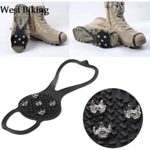 Anti Slip Ice Snow Grips Winter Camping Hiking Walking Cleat Gripper Shoes Spike