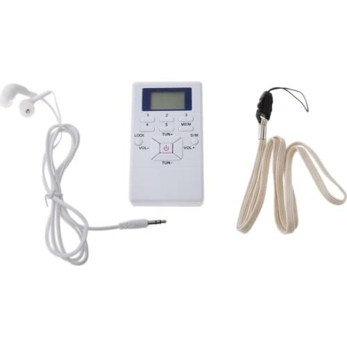Portable FM Stereo Radio with Digital Tuning & DSP for Walking