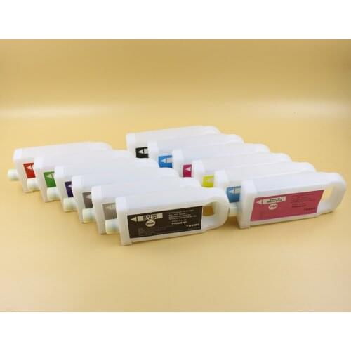 DGYCJLFP 12 pcs/lot 700ml Empty refillable ink cartridge with PFI 701 chip for Canon IPF 8000 9000 printer