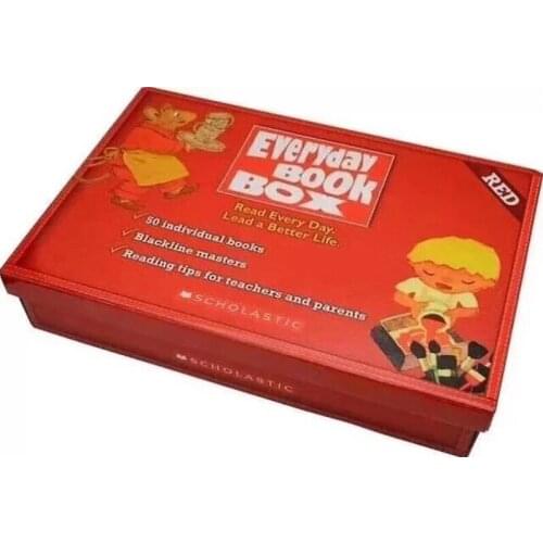 3-8 year Childrens English story book Everyday Book Box english picture book help child be reader early education 50pc/set