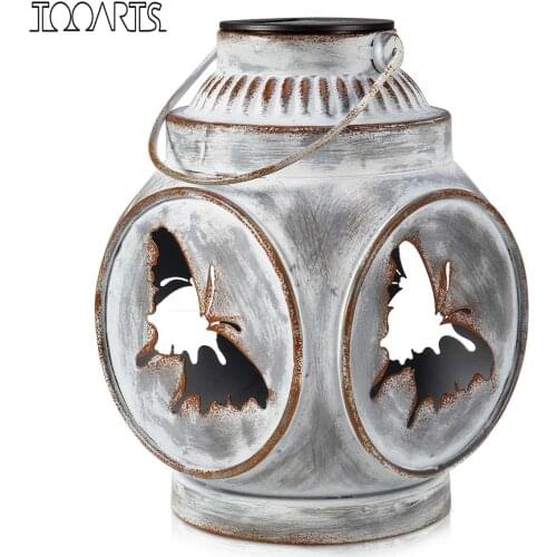 TOOARTS Metal Solar Light Outdoor Garden LED Solar Landscape Light Waterproof Sidewalk Lamp for Lawn Home Decoration Accessories