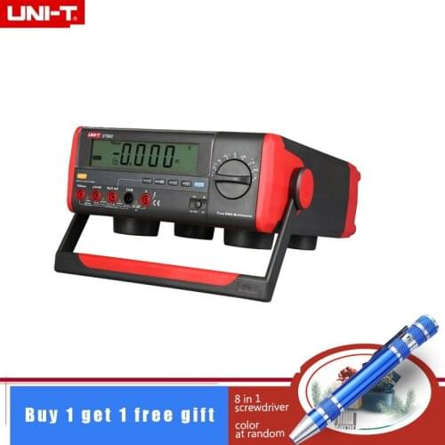 UNI-T UT803 Desktop High Precision Multimeter DC/AC Voltage Current Meter Voltmeter Diode Triode Resistance Tester Multitester