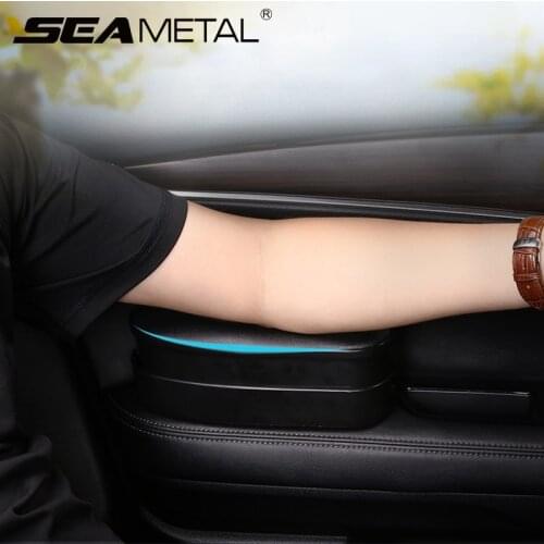 Pu Leather Car Armrest Storage Box Interior Auto Door Handle Elbow Support Multifunctional Car Organizer Arm Rest Case Accessory