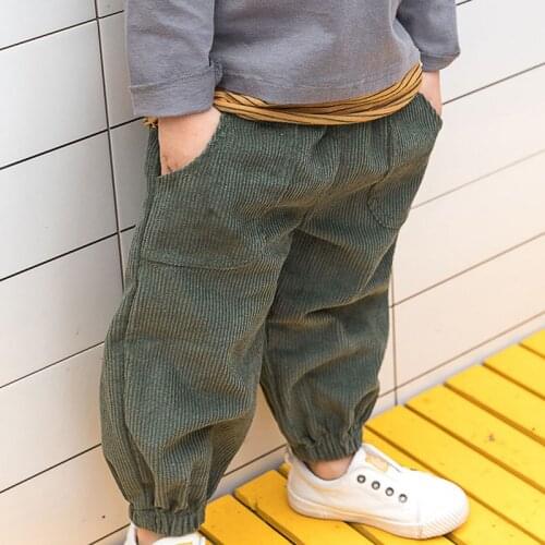 Boy Pants Children Spring Autumn cotton clothes Kids corduroy pants for baby boys trousers girls Pants