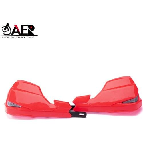 JAER Pair 22mm 28mm Motocross Handguards Handle Protector Hand Guards Handlebar Protection with DRL Indicator for Yamaha Honda