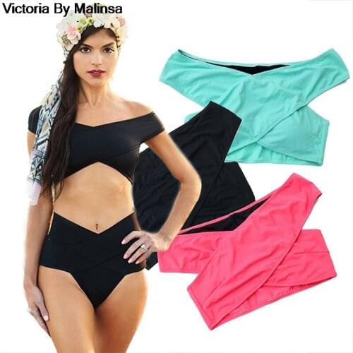 Womens Sexy Bikini sets Black Red Top Women Bikini Bottoms Swimwear Green Secret Brazilian High Waist