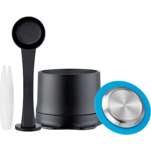 1 Set Coffee Capsule Cup Food Grade Rust-proof Stainless Steel Miniature Refillable Coffee Capsules Cup for ZENIUS-Machine