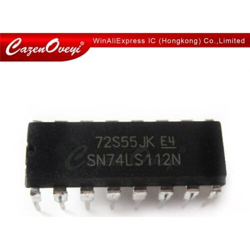 10pcs/lot SN74LS112AN 74LS112 DIP-16 new original In Stock