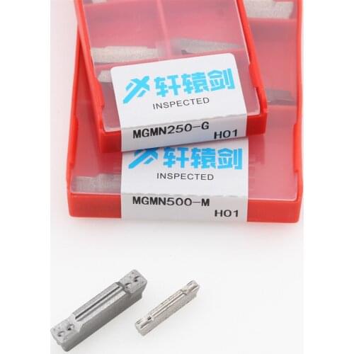 10PCS MGMN150-G MGMN200-G MGMN250-G MGMN300-M MGMN400-M MGMN500-M H01 CNC Lathe Cutter Cutting Tool Parts Grooving Inserts