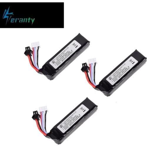 11.1v Battery for Toys Gun 11.1V 2000mAh Battery For Gel Ball Blaster Toy Gun Jinming Gen8 M4a1 SCAR battery 451865 3pcs