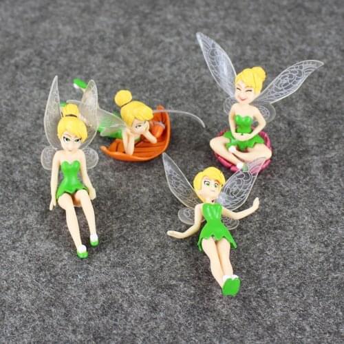 4pcs/Set Miniature Flying Flower Garden Landscaping Flower Ornaments Succulent Decoration Cartoon Gifts