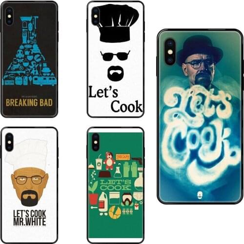 Breaking Bad Lets Cook Black Soft TPU Cell Phone Case Cover For Xiaomi Mi Note A1 A2 A3 5 5s 6 8 9 10 SE Lite Pro Ultra