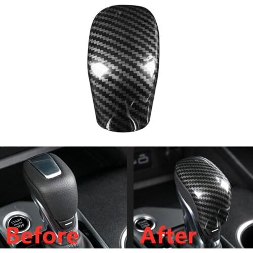 For Nissan Altima Teana 2019 Car Gear Shift Knob Head Stickers Decoration Cover Bezel Trim