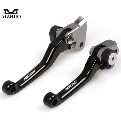 For SUZUKI RMZ250 RMZ 250 2005-2006 CNC Motocross dirt bike Pivot Brake Clutch Levers FOR SUZUKI RMZ 250 Clutch Levers