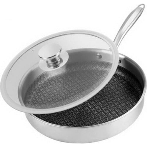 Home steak frying pan/ Frying pan/ No oil fumes / non-stick pan / Energy saving/ Easy to clean/Anti-hot handle/281107