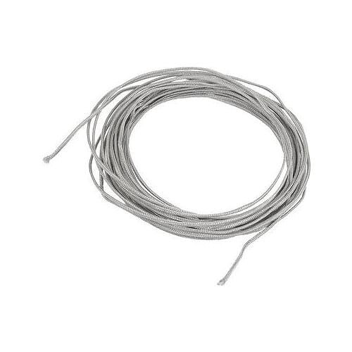 K Type 0-500C Scale Braided Silver Tone Thermocouple Extension Cable