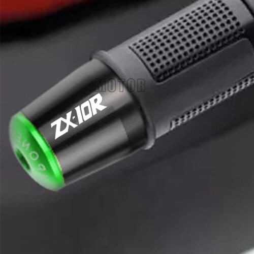 For Kawasaki ZX10R ZX-10R 2004 2005 2006 2007 2008 2009 2010 Motorcycle Handlebar Grip Ends Weights Anti Vibration Silder Plug