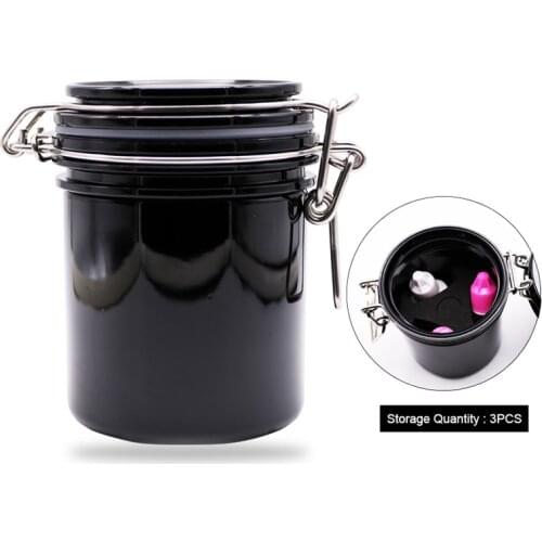 Eyelash Glue Storage Tank Individual Adhesive Stand Eyelash Extension Activated Sealed Storage Jar Container Makeup Tool