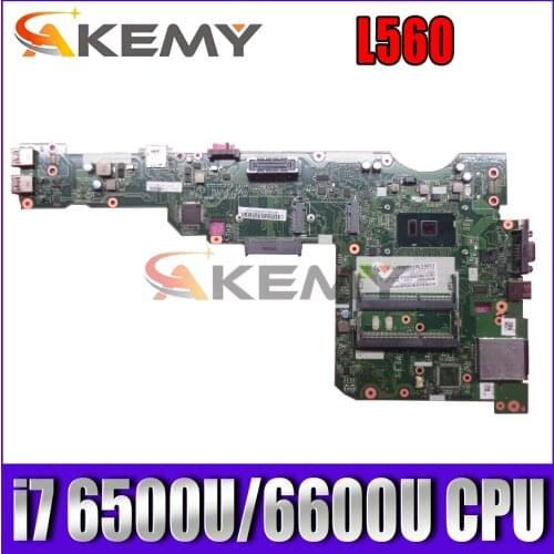 AILL1/L2 LA-C421P mainboard For Lenovo Thinkpad L560 Laptop Motherboard With i7 6500U 6600U DDR3 100% tested fully work