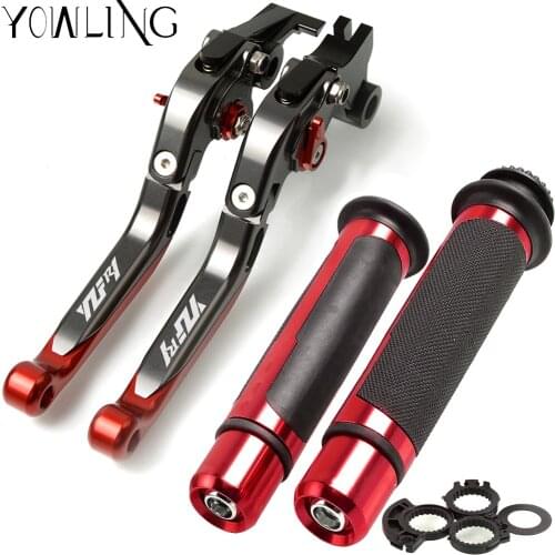 7/8" 22mm Motorcycle Hand Grips Handle Bar Grip + Brake Clutch Lever For YAMAHA YZFR1 YZF-R1 YZF R1 2004 2005 2006 2007 2008