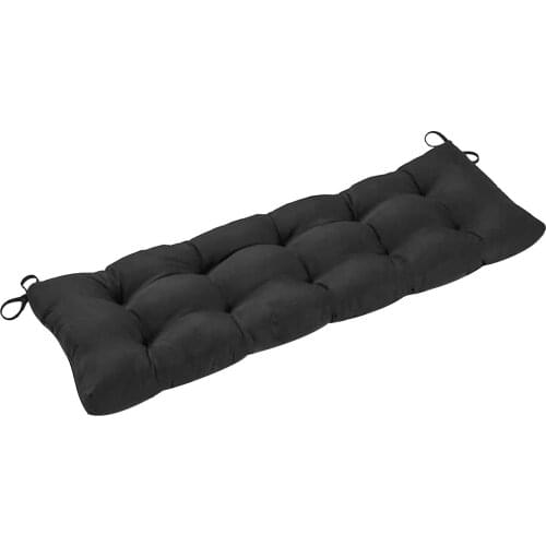 Soft Bench Cushion With Fixed Tie Long Rectangular Swing Cushion For Lounger Garden Furniture Lounger Solid Coussin Cojines Sofa