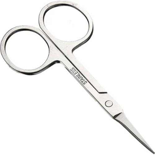 New Stainless Steel Small Eyebrow Nose Hair Scissors Cut Manicure Facial Trimming Tweezer Makeup Beauty Tool -35