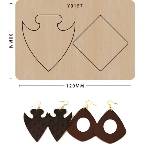 Earring cutting dies wooden Scrapbook DIY handmade crafts Making Decor Supplies Dies Template