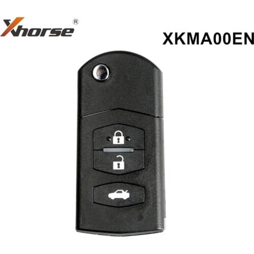 Xhorse XKMA00EN Wire Remote Key for Mazda Flip 3 Buttons English